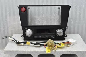 レガシィ H20.12 BP5 オーディオ エアコン パネル 後期 デュアル　*4