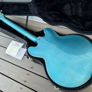 美品 Epiphone SUPERNOVA OASIS Noel Gallagher Model / Manchester City Blue 純正ハードケース エピフォン セミアコ ノエルギャラガーの画像7