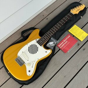 貴重 美品 メンテナンス済 FOX XMAS GUITAR COMPANY MG-1 フジゲン製 トレモロエフェクト搭載 ムスタングシェイプ アンプ内蔵ミニギター