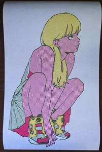 古塔つみ　スニーカーガール　SNEAKER GIRL ポスター(368×594)