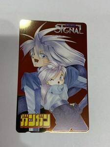 TWIN SIGNAL 未使用 50度 テレカ アニメ 漫画 テレホンカード キラ レア 金