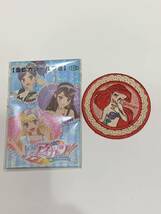 未使用アイカツ ポチ袋 アリエル ワッペン 金ピカシール付き Disney リトルマーメイド_画像1