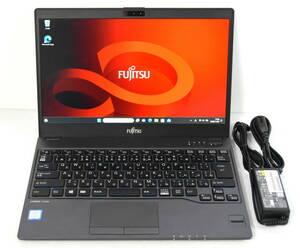 美品 ☆ FUJITSU LIFEBOOK U938/VW Ci7-8550U 1.8(4.0)G 8CPU/SSD 256GB/13.3W FHD 1920x1080/無線/Bt/カメラ/Office 2021/最新 W11 ☆1158