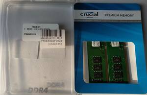 ☆送料込crucial クルーシャル デスクトップPCパソコンメモリ8GB×2枚 中古