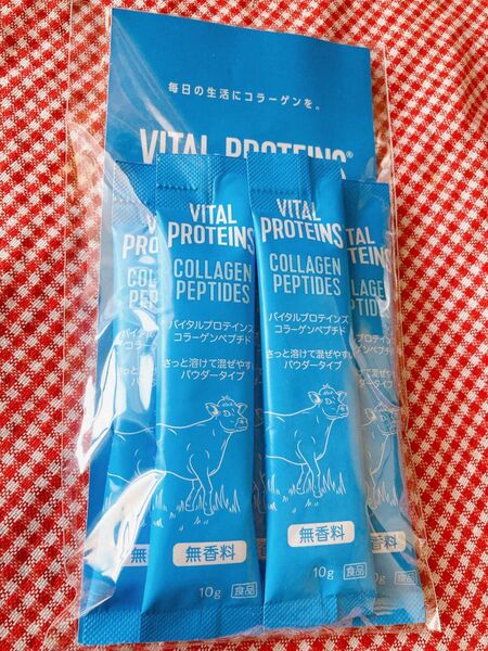 vital proteins バイタルプロテインズ 無香料 無味 無臭コラーゲンペプチド 10g×5袋