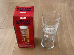 BUDWEISER BEERGLASS 250ml バドワイザービアグラス　２個セット　未使用新品　送料込b