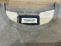 ロンハーマンデニム ヴィンテージダメージ加工 スウェットプルオーバー グレー Mサイズ WE WANT 日本製 RON HERMAN DENIM チャンピオン_画像5