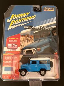 ジョニーライトニング JOHNNY Lightning トヨタ ランドクルーザー40 TOYOTA 1/64 ブルー 