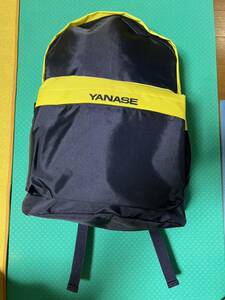 ヤナセ　YANASE リュックサック　デイパック　ネイビー／イエロー　中古品