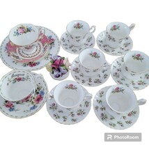 【豪華18点セット】【希少】 ROYAL ALBERT ロイヤルアルバート　カップ&ソーサー　花柄_画像1