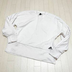  peace 104*① adidas Adidas long sleeve sweat sweatshirt switch L lady's white 