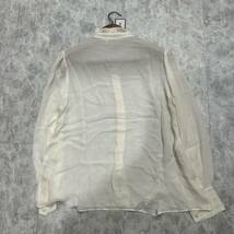 I @ 未使用 '定価 60,480円'『Paul & JOE ポールアンドジョー』長袖 SILK ボタンシャツ size2 着心地抜群 レディース 婦人服 トップス _画像4