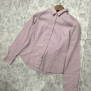 II ＊ 日本製 '高級ライン' RALPH LAUREN ラルフローレン BLACK LABEL 長袖 比翼 シャツ size11 レディース 婦人服 トップス 