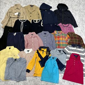 1円~ ＊ 新品混み まとめ売り '豪華22点セット' RALPH LAUREN ラルフローレン 子供服 size120cm 5T/6T キッズ 男の子 女の子 卸売り