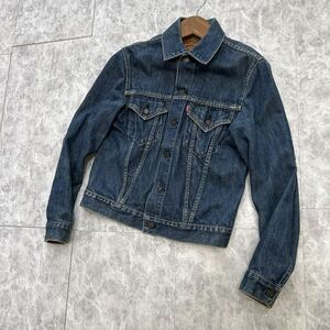 WW @ 日本製 '希少 90's ビンテージ'『LEVI'S リーバイス』71557-0206 ビッグE 3rd デニムジャケット / Gジャン 36 上着 アウター 93年製 