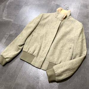 FF☆美品/ 洗練されたデザイン!! '国内正規品' CK Calvin Klein カルバンクライン 比翼 ウールジャケット size:4 レディース アウター 上着