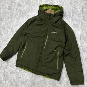 1円~ ＊ アウトドア '極上DOWN90%' mont-bell モンベル COLORADO PARKA 中綿 リバーシブル ダウンジャケット S メンズ アウター 1101492