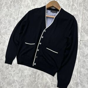 JJ ＊ 国内正規品 '極上ウール100%' BROOKS BROTHERS ブルックスブラザーズ 高品質 WOOL ニット 長袖 カーディガン XS メンズ 紳士服