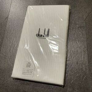 K ☆ 未使用/ 高級感溢れる!! '日本製' dunhill ダンヒル ワイシャツ Yシャツ 仕立て 生地 ホワイトチェック 白ドビー 仕立券なし 綿100%