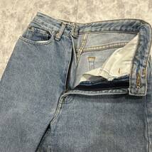 NN @ 古着 '希少 90's ビンテージ'『LEVI'S リーバイス』W606-0217 ボタン裏 J09 テーパード デニムパンツ / ジーンズ W29 L29 ボトムス _画像6