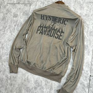 II ＊ 日本製 '人気 ガールプリント' HYSTERIC GLAMOUR ヒステリックグラマー 薄手 ジップアップ ブルゾン / ジャケット M メンズ アウター