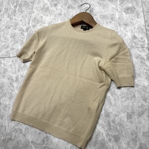 CC ＊ '圧巻の着心地' 人気シルエット Drawer ドゥロワー 高品質 CASHMERE & WOOL ニット 半袖 セーター size1 レディース トップス