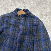 U @ 日本製 '洗礼されたデザイン'『nonnative ノンネイティブ』 THINSULATE チェック柄 WOOL混 中綿 ジャケット size1 紳士服 アウター _画像4