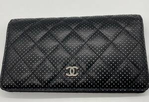 CHANEL シャネル 財布　ブラック　未使用品　2つ折り