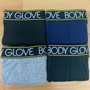 LLボディーグローブ BODY GLOVE ボクサーブリーフ ボクサーパンツ3色4枚 前開き 男子 中学生 高校生 メンズ紳士 アンダーウェア 肌着下着　