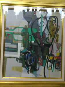 Art hand Auction Toshihiko-Sekiya, Ehemaliges Mitglied der Shinseisaku Association, Innere, Ölgemälde, Größe 10, Malerei, Ölgemälde, Natur, Landschaftsmalerei