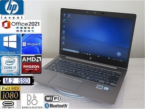 モバイルワークステーション！Corei7CPU！HP Zbook 14u G6　最新のoffice2021Proもインストール済み！