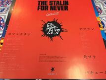 The Stalin（遠藤ミチロウ）★中古2LP国内盤帯付「スターリン～For Never～ラスト・ライヴ」ポスター付_画像4