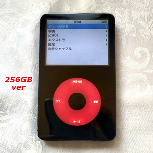 【美品】【大容量化】iPod Classic 第5世代 Ｕ２ver 256GB!! A1136