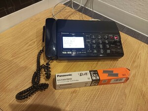 nn0202 172 Panasonic パナソニック パーソナルファックス KX-PD301DL ブラック 親機のみ 中古 現状品 電話機 FAX ファックス おたっくす