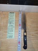 nn0909 049 ☆美品☆ ペティナイフ 3本セット 堺特産打刃物 堺 石藤謹製 120mm 果物包丁 フルーツナイフ 中古 現状品 保管品_画像3