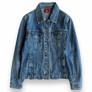 90s 00s 旧タグ GAP ギャップ BLUE JEANS ブルー ジーンズ USED加工 デニム ジャケット Gジャン コットン ライトアウター S インディゴ