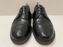 ★Dr.Martens★ドクターマーチン★1461PW★3ホールシューズ★レースアップ★プレーンウェルト★レザー★革靴★ブラック★黒★UK7★26.0cm★_画像2