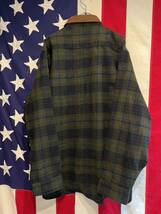 ★Woolrich★ウールリッチ★80s★USA製★ウール×スエード★チェックシャツ★長袖★エルボーパッチ★XLサイズ相当★ヴィンテージ★_画像4