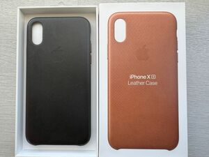 iPhone XS レザーケース サドルブラウン MRWP2FE/A