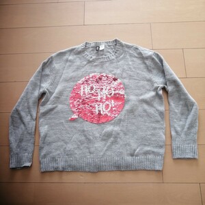 H&Ｍ　スパンコール　ニット　Ｍ