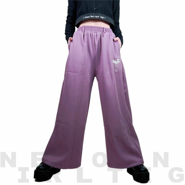 NieR ニーア 内側ふわもこ超防寒PINK WIDE PANTS