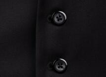 スーツベスト 新品 ジレベスト 上質 Vネック ビジネスベスト フォーマル FORMAL 衿付き ポケット付き カジュアル スリム 黒 M~3XL_画像8