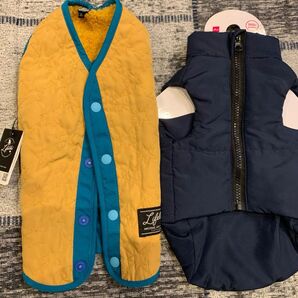 犬 服 ジャンパー コート ダウン 2着セット販売 LIFE LIKE キルティング