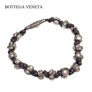  Bottega Veneta сетка × серебряный браслет браслет 