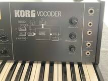 コルグ ボコーダー VC-10 KORG 動作品! (若干難あり) 新品SM58マイク付 超レア ビンテージ シンセサイザー ロック プログレ テクノ_画像3