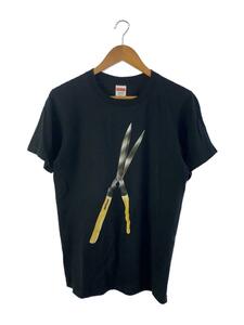 Supreme◆Shears Tee/Tシャツ/S/コットン/BLK