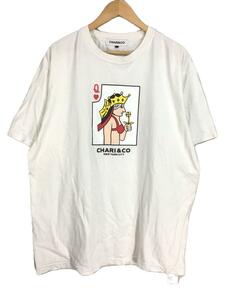 CHARI & CO NYC◆Tシャツ/XL/コットン/WHT