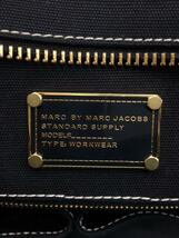 MARC BY MARC JACOBS◆トートバッグ/コットン/BLK/プリント_画像5