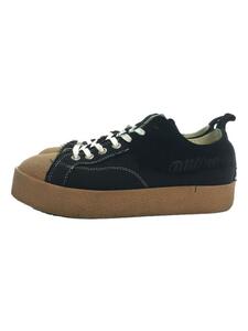 MYne MIHARA YASUHIRO◆Hybrid Sneaker/ローカットスニーカー/42/BLK/キャンバス/G09FW701