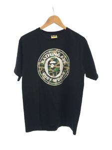 A BATHING APE◆Tシャツ/L/コットン/ブラック/001TEI301006M